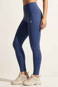 Zelocity Quick Dry Yoga & Training Legging - Lilac Blue — thumbnail 3
